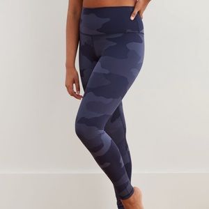 AERIE play textured camp high waisted leggings xxs